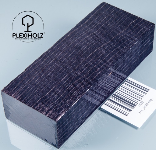 [0640] Ahorn Griffblock stabilisiert | 130x50x30 | plexiholz | Messergriff | 0640